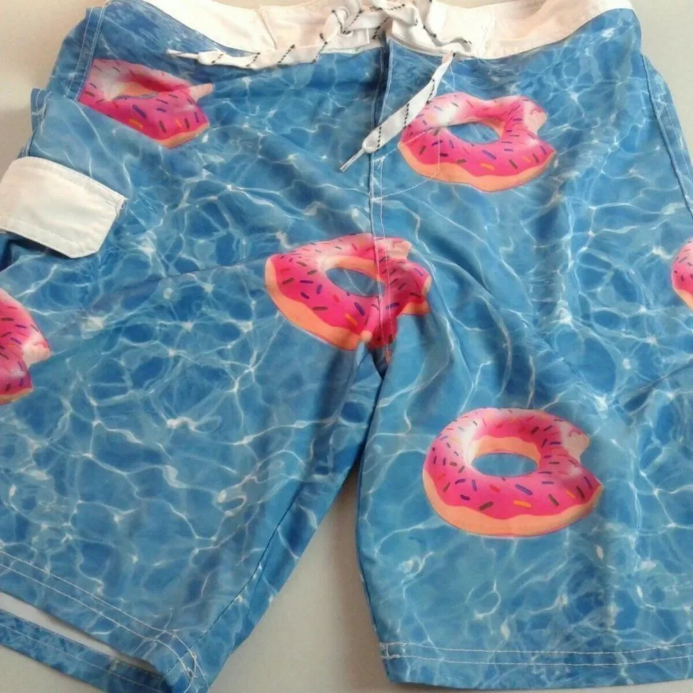 Carbon ‎ Blue Quick Dry Trunks 28x20